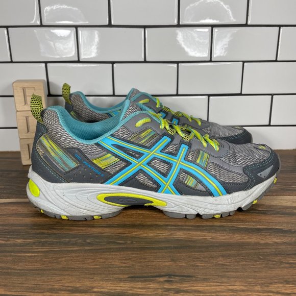 Asics Womens Gray GEL Venture 5 T5N8N Low Top Athletic Running Shoes Size 8.5 - Picture 3 of 12